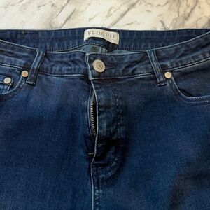 Women's Eloquii Olivia Skinny Jeans - Size 14 short / Dark Wash